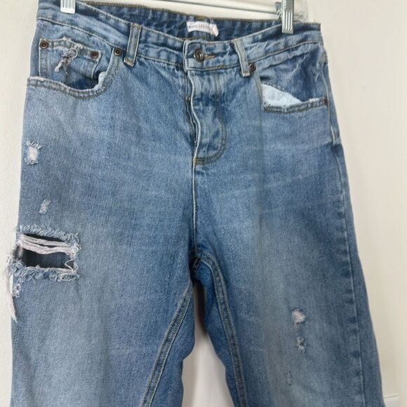 Avec Les Filles Deconstructed Straight Leg Jeans 27 - Picture 2 of 10